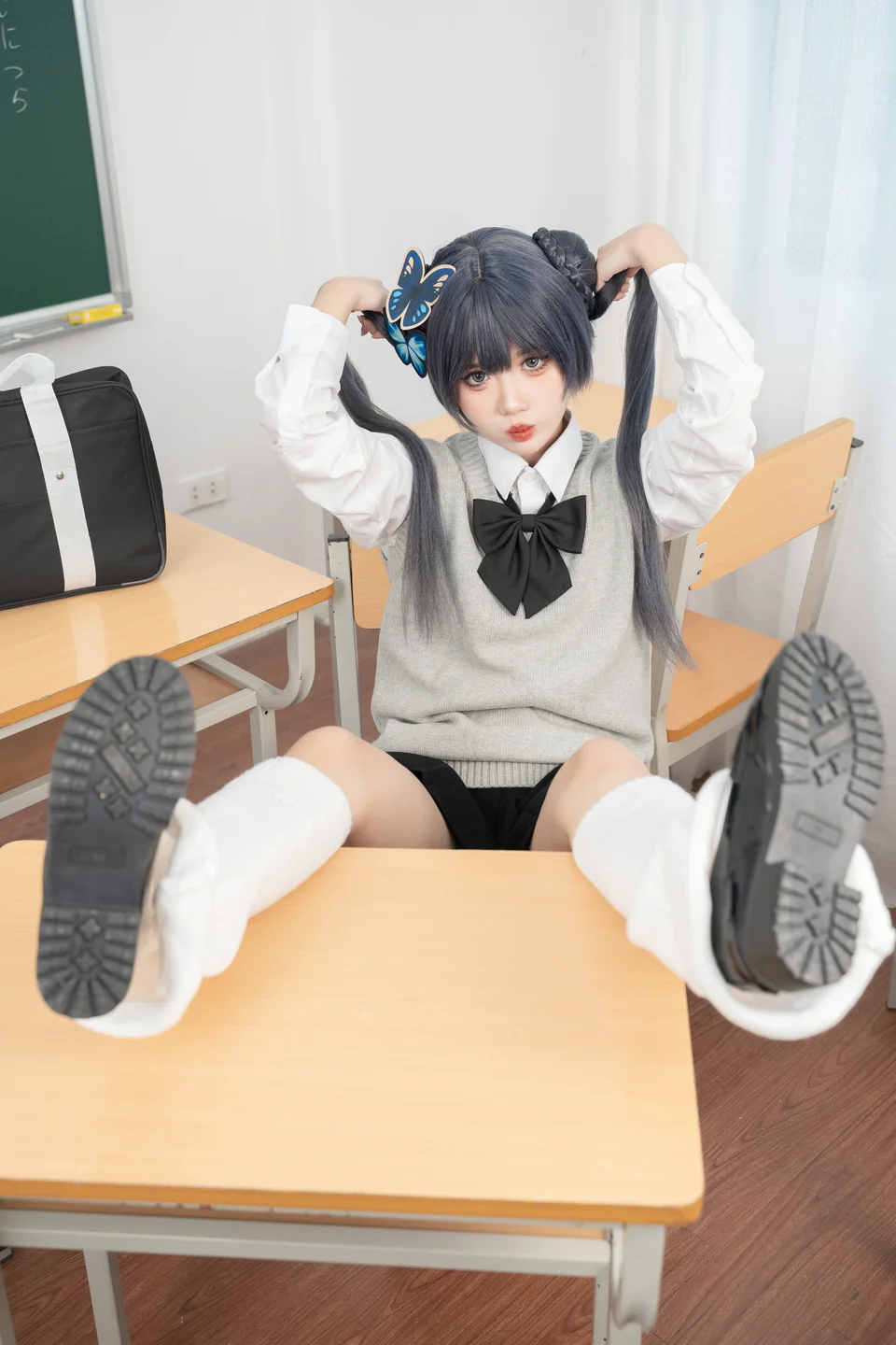 PoppaChan - Kisaki Student(妃咲)[134P,11V-345MB] tg@simisebaisi 【丝足阁】008.webp